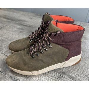 Timberland Boots Womens 10 Kiri Up Waterproof Lace Up‎ Leather Shoes Hiking NWOT